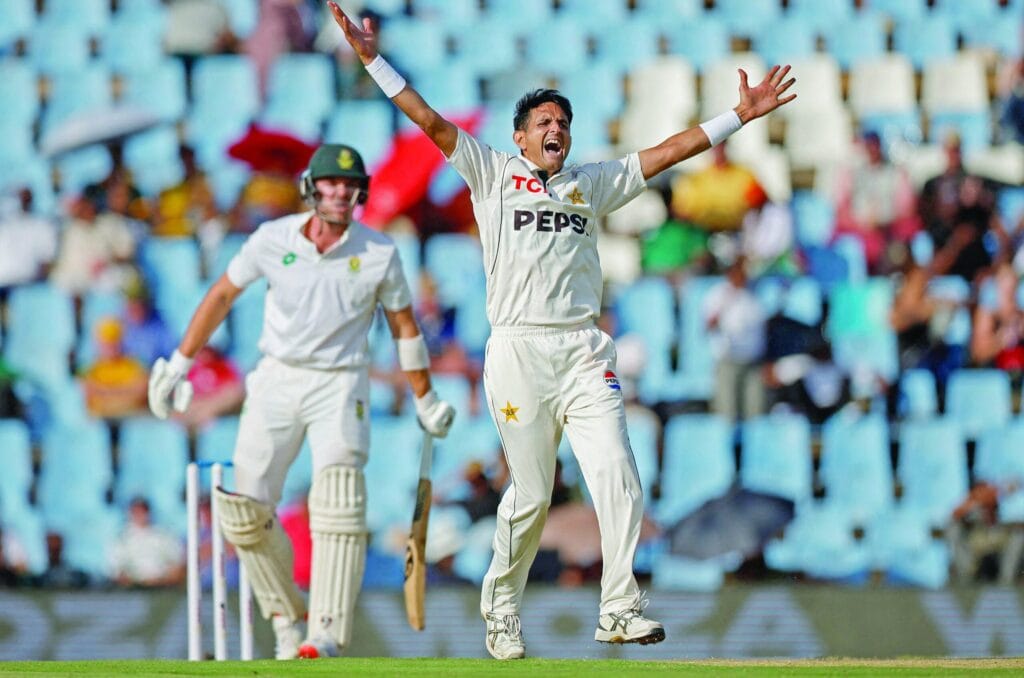 Pakistan in the first Test South Africa scaled 1