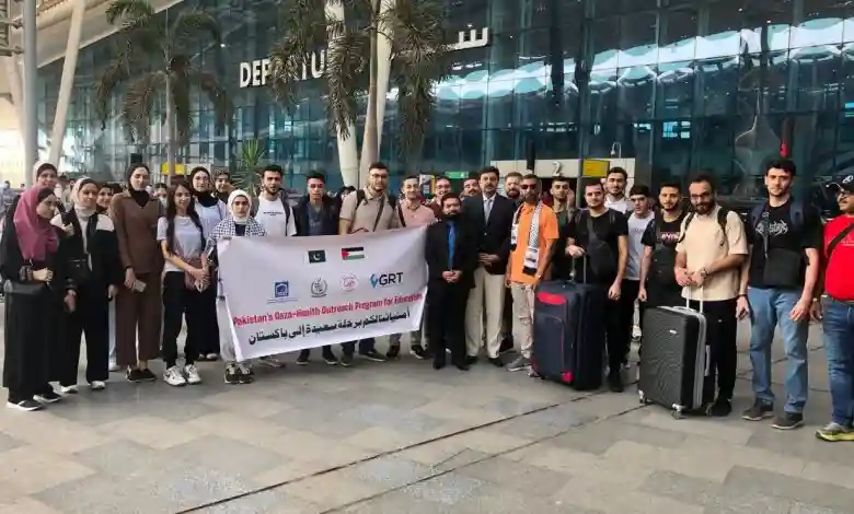 غزہ:7 فلسطینی طالب علم کراچی پہنچ گئے 1 PHILISTINE STUDENT 780x470 1