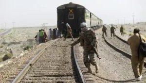 جعفر ایکسپریس ٹریک پر دھماکا