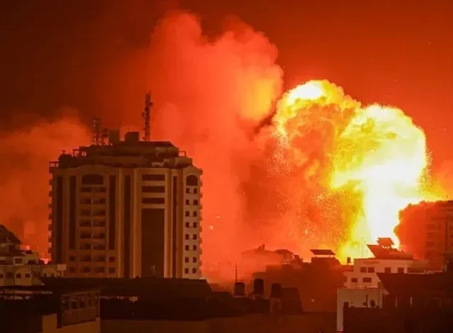 یمن:امریکی فضائی حملہ5 افراد جاںبحق 1 israeli bombar tmenton ghaza 1696924366 527 640x480 1
