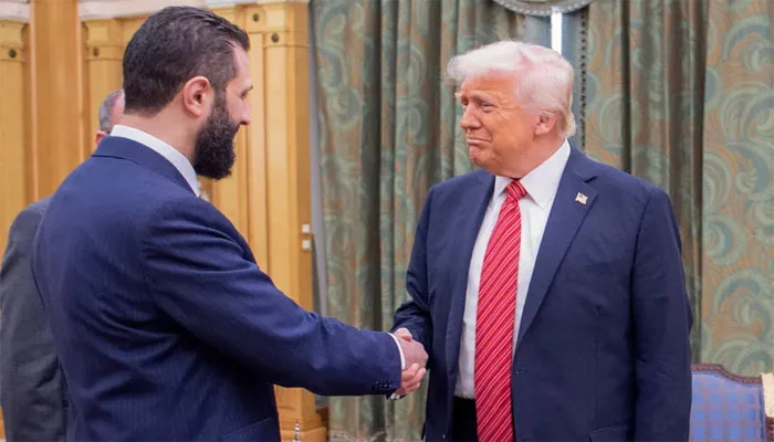 ٹرمپ کی شامی صدر کو اسرائیل کو تسلیم کرنے کی تجویز 1 1470968 9773426 Trump KSA visit updates