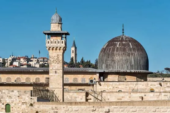 مسجد اقصیٰ کی حیثیت کو چیلنج کرنا ناقابل قبول ہے، پاکستان 1 مسجد اقصیٰ کی حیثیت کو چیلنج کرنا ناقابل قبول ہے، پاکستان ترجمان دفتر خارجہ نے کہا کہ مسجد اقصیٰ کی تاریخی اور قانونی حیثیت کو چیلنج کرنا ناقابل قبول ہے۔ اسرائی ...
