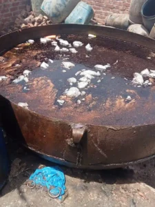 چربی اور آلائشوں