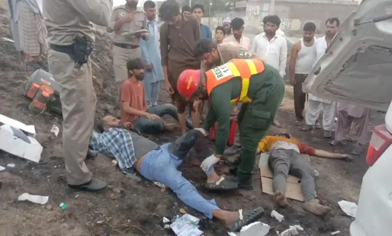 فیروزوالہ: ٹریفک حادثہ 1 شخص جاں بحق 5 زخمی 1 ٹریفک حادثہ