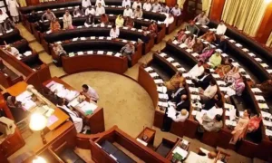 سندھ اسمبلی: 34 کھرب 51 ارب روپے کا بجٹ پیش 4 سندھ اسمبلی: