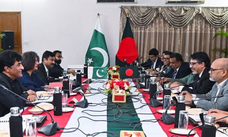 پاکستان اور بنگلادیش وفود کی ملاقات 1 پاکستان اور بنگلادیش