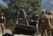 پشین: سیکیورٹی فورسز کا آپریشن، 5 دہشتگرد ہلاک 38 پشین