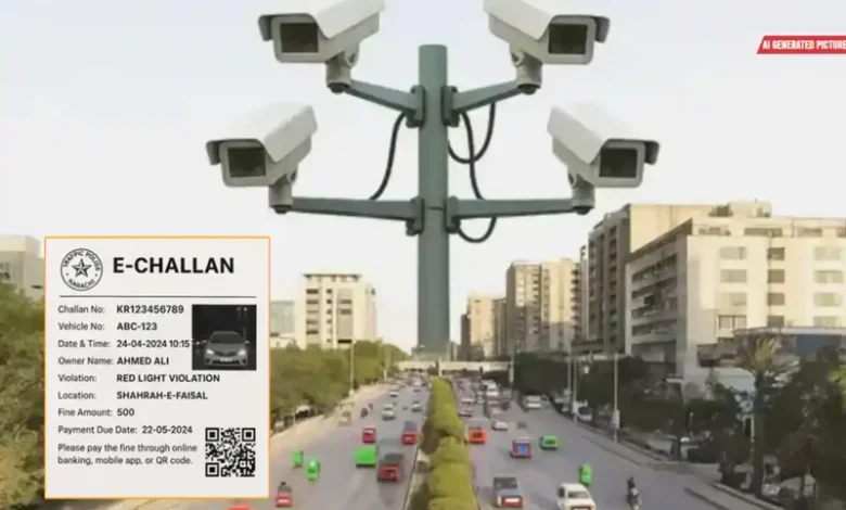 شہری کو چوری شدہ موٹرسائیکل کے ای چالان موصول 1 ای چالان