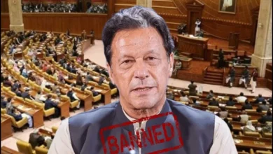 بانی پی ٹی آئی پر پابندی کی قرارداد منظور 8 بانی پی ٹی آئی پر پابندی کی قرارداد منظور